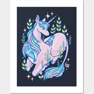 Resting Unicorn Posters and Art